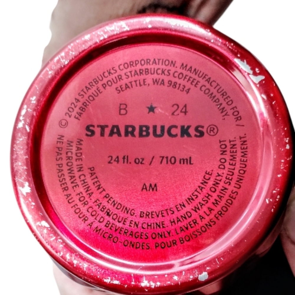 Starbucks 24 oz Red Studded Cold Cup Tumbler - Picture 2 of 2
